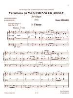 Bedard: Variations on 'Westminster Abbey' Product Image