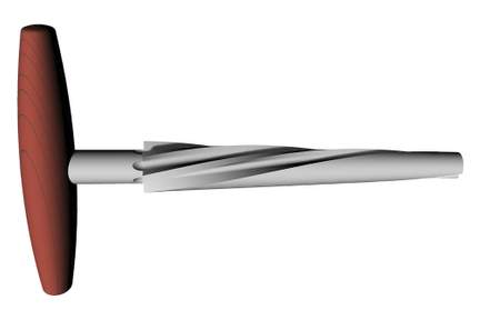 GEWA End pin reamer Cello Left-wound Spiral-shaped