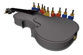 GEWA Repair screw Violin blue