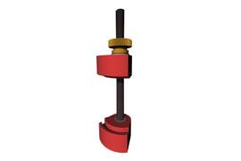 GEWA Repair screw Violin red