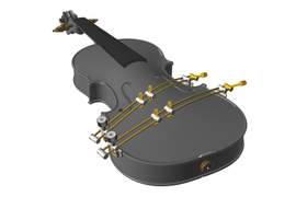 GEWA Crack clamp Two Rod Cello