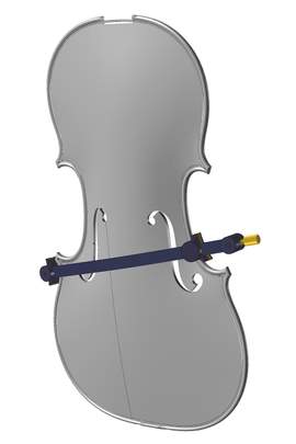GEWA Crack clamp Aluminium Violin/Viola