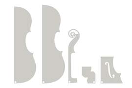 GEWA Stencils Outline Violin