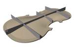 GEWA Stencils Arched top Cello Product Image