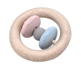 Klapper-Ring "Roti" (blau/rosa)