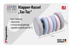 Klapper-Rassel "Tac-Tac" (blau/rosa) Product Image