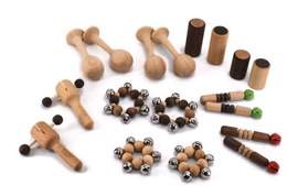 Holz-Percussion-Set für die Krabbelgruppe