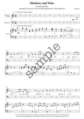 Mistletoe and Wine – SAB