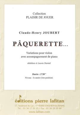 Claude-Henry Joubert: Paquerette