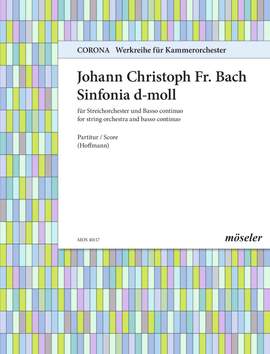Bach, Johann Christoph Friedrich: Symphony D minor 117
