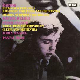 Bartok: Piano Concerto No. 1; Rhapsody / Franck: Variations symphoniques