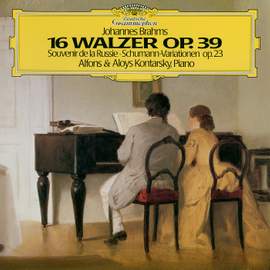 Brahms: 16 Waltzes, Op. 39; Souvenir de la Russie; Variations For Four Hands On A Theme By Schumann, Op. 23