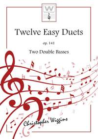Wiggins, Christopher:  Twelve Easy Duets op.141 (2 double basses)