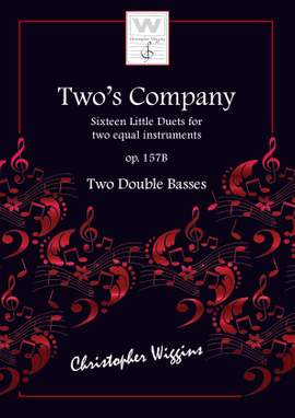 Wiggins, Christopher:  Two's Company (2 double basses)