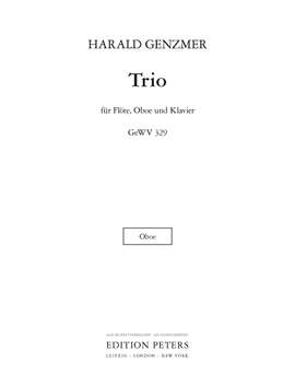 Harald Genzmer: Trio für Flöte, Oboe and Klavier