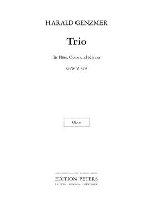 Harald Genzmer: Trio für Flöte, Oboe and Klavier