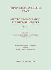 Johann Christian Rinck: Metodo per organo, op. 124 volume 1