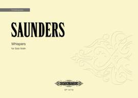 Saunders, Rebecca: Whispers (solo violin)