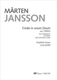 Jansson, Marten: Credo in unum Deum