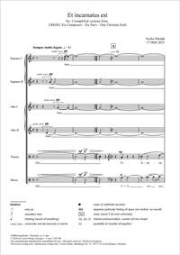 Harada, Keiko: Et incarnatus est