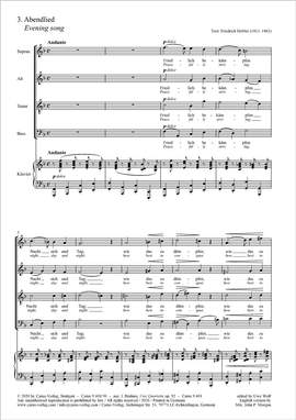 Brahms, Johannes: Abendlied Op. 92 No. 3