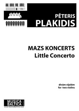 Plakidis, Peteris: Little Concerto (2 violins)