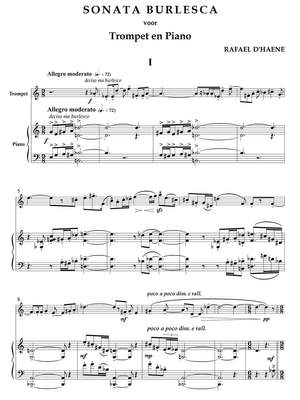 D'Haene, Rafael: Sonata burlesca voor trompet en piano