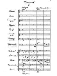 Klengel, Julius: Cellokonzert Nr. 1 in a-Moll, Op. 4