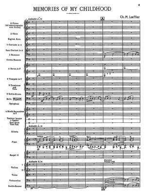 Loeffler, Charles Martin: Memories of my Childhood (Life in a Russian Village) for orchestra