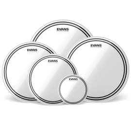 EVANS MEC2S Clear Tenor Pack (6 inch, 10 inch, 12 inch, 13 inch, 14 inch)