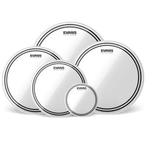 EVANS MEC2S Clear Tenor Pack (6 inch, 10 inch, 12 inch, 13 inch, 14 inch)