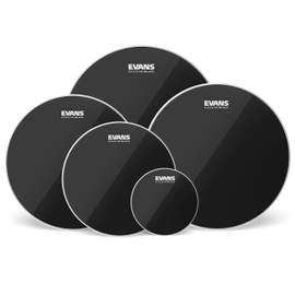 EVANS MX Black Tenor Pack (6 inch, 10 inch, 12 inch, 13 inch, 14 inch)