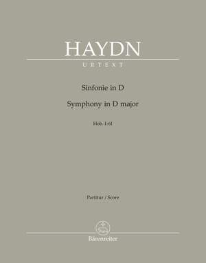 Haydn, Joseph: Symphony in D major Hob. I:61
