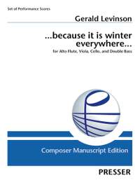 Levinson, G: because it is winter everywhere...