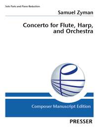 Zyman, S: Concerto for Flute, Harp, and Orchestra