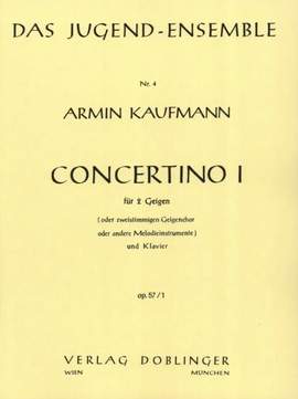 Kaufmann, A: Concertino 1 op. 57/1