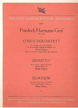 Graf, F H: Streichquartett C-Dur C major