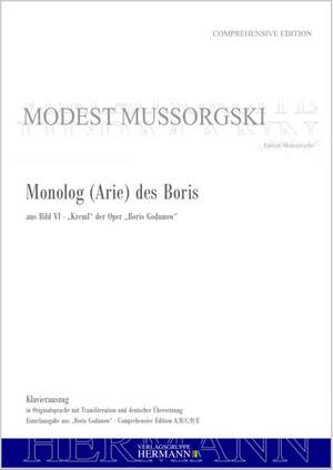 Moussorgsky, Modest: Boris Godunow - Monolog (Arie) des Boris (aus Bild VI)