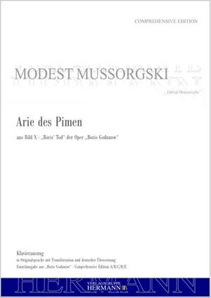 Moussorgsky, Modest: Boris Godunow - Arie des Pimen (aus Bild X)