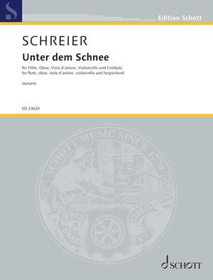 Schreier, A: Unter dem Schnee