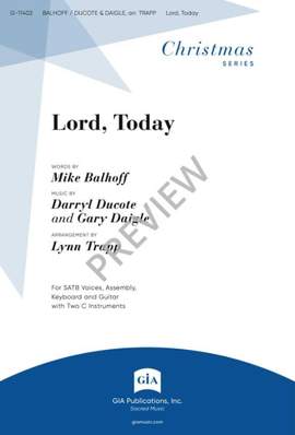 Darryl Ducote_Gary Daigle: Lord, Today