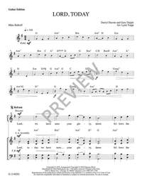 Gary Daigle_Darryl Ducote: Lord, Today - Guitar edition