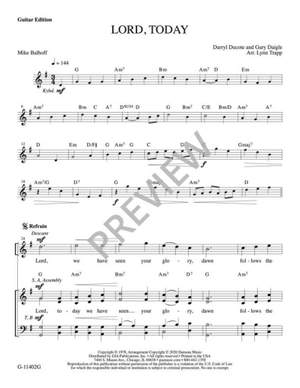 Gary Daigle_Darryl Ducote: Lord, Today - Guitar edition