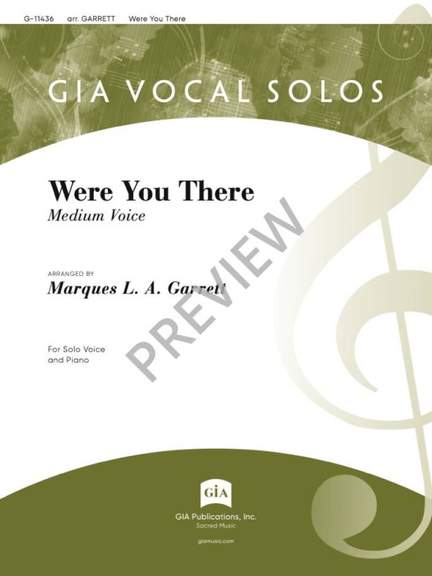 Were You There - Medium Voice