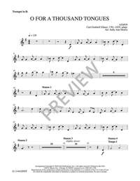 Carl Glaser: O for a Thousand Tongues - Instrument edition