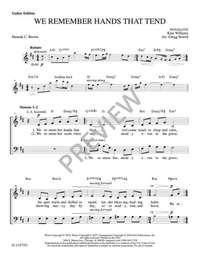 Kate Williams: We Remember Hands That Tend - Guitar edition