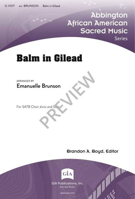 Balm in Gilead