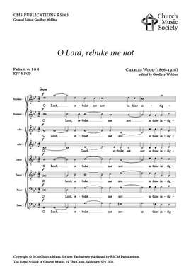 Wood: O Lord, rebuke me not