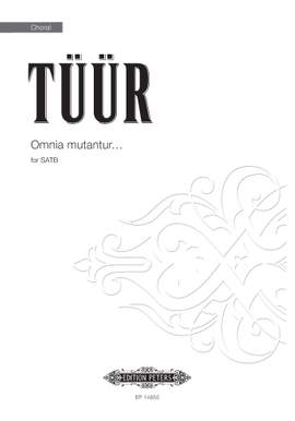 Erkki-Sven Tüür: Omnia Mutantur...