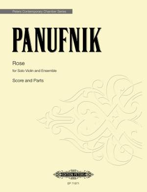 Panufnik, Roxanna: Rose (solo violin & ensemble)